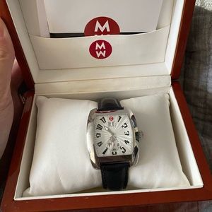 MICHELE large urban watch with box and extra band
